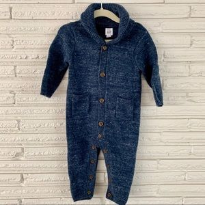 GAP Shawl Sweater One-Piece Sz 6-12 Mo